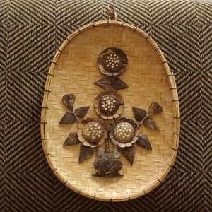 Boho Wicker Wall Hanging